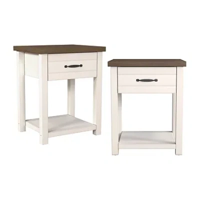 Asstd National Brand Milligan 1-drawer Nightstand In Sand