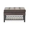 Asstd National Brand Miriam Storage Ottoman In Brown