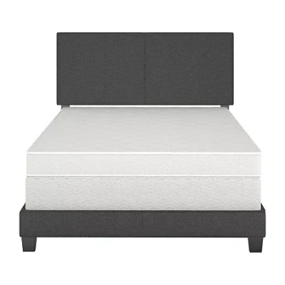 Asstd National Brand Mischa Upholstered Tufted Bed Frame In Black