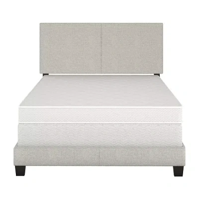 Asstd National Brand Mischa Upholstered Tufted Bed Frame In Sand