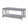 Asstd National Brand Mission Living Room Collection Coffee Table In Gray