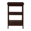 Asstd National Brand Mission Storage End Table In Brown