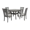 Asstd National Brand Mitchell 5-pc. Round Dining Set In Gray