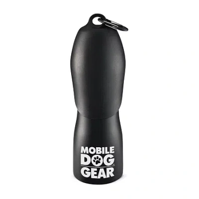 Asstd National Brand Mobile Dog Gear 25 oz Water Bottle In Black