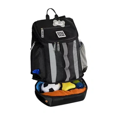 Asstd National Brand Mobile Dog Gear Drop Bottom Week Away Backpack In Black