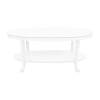 Asstd National Brand Moffet Living Room Collection Coffee Table In White