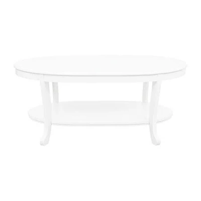 Asstd National Brand Moffet Living Room Collection Coffee Table In White