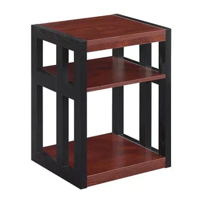 Asstd National Brand Monterey Living Room Collection End Table In Brown