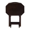 Asstd National Brand Myrick 4-pc. Tv Tray Table With Stand In Brown