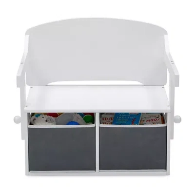 Asstd National Brand Mysize Activity Kids Storage Bench In White