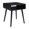Asstd National Brand Napa End Table With Shelf In Black