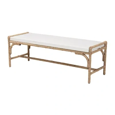 Asstd National Brand Nasim Bench In White