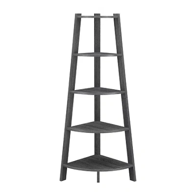 Asstd National Brand Newport 5-shelf Bookcase In Gray