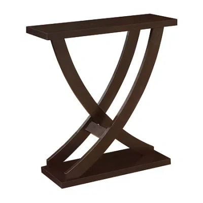 Asstd National Brand Newport Console Table In Brown