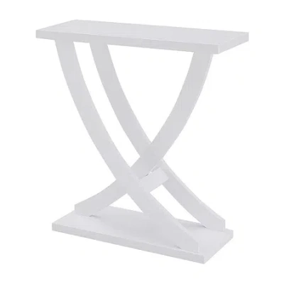 Asstd National Brand Newport Console Table In White