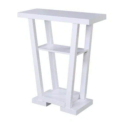 Asstd National Brand Newport Console Table In White