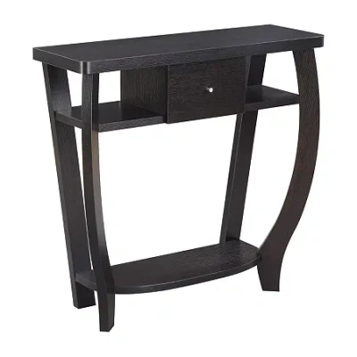 Asstd National Brand Newport Dorchester 1-drawer Console Table In Brown