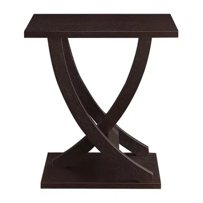 Asstd National Brand Newport End Table In Brown