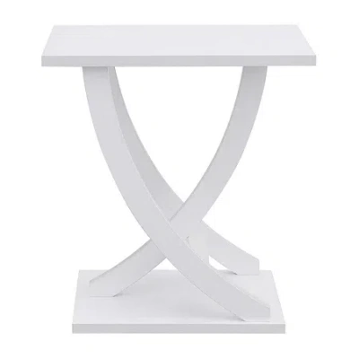 Asstd National Brand Newport End Table In White