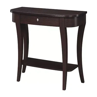 Asstd National Brand Newport Harri 1-drawer Console Table In Brown