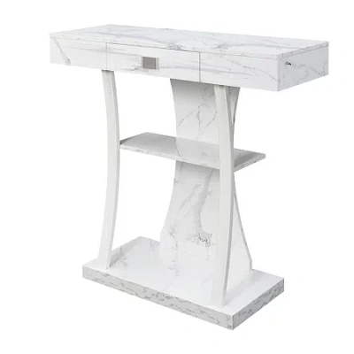 Asstd National Brand Newport Harri 1-drawer Console Table In White