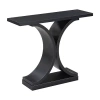 Asstd National Brand Newport Infinity Console Table In Black