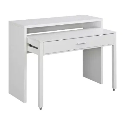 Asstd National Brand Newport Jb Slide Out Desk In White