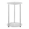 Asstd National Brand No Tools Living Room Collection Storage End Table In White