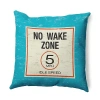 Asstd National Brand No Wake Square Throw Pillow In Blue