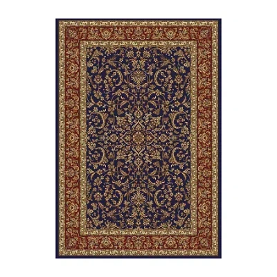 Asstd National Brand Noble Classic Traditional Oriental Area Rug In Blue