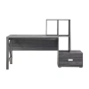 Asstd National Brand Northern Light Writing Desk In Gray
