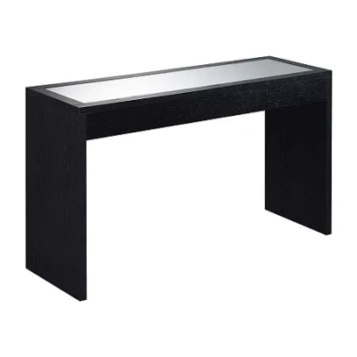 Asstd National Brand Northfield Mirrored Console Table In Black