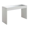 Asstd National Brand Northfield Mirrored Console Table In White