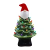 Asstd National Brand Nostalgic Ceramic Gnome Christmas Tabletop Tree In Green