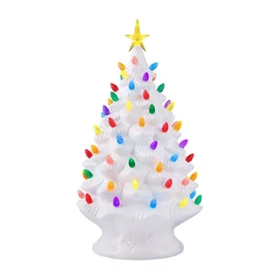 Asstd National Brand Nostalgic Christmas Tabletop Tree In White