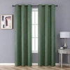 Asstd National Brand Novalie Grommet Top Blackout Set Of 2 Curtain Panel In Green