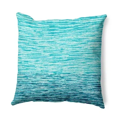 Asstd National Brand Ocean View Square Throw Pillow In Blue