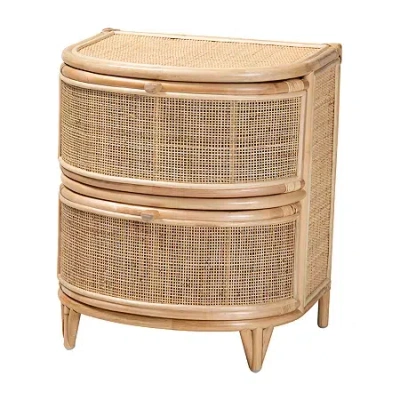 Asstd National Brand Oleta 2-drawer Nightstand In Brown