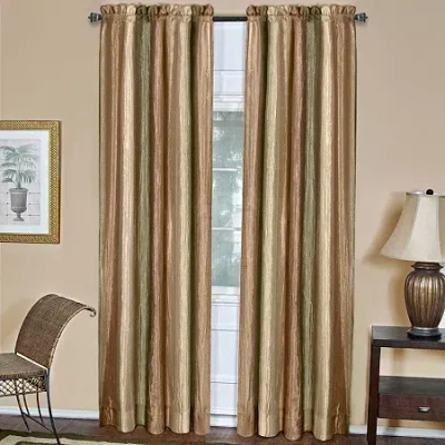 Asstd National Brand Ombre Rod Pocket Light-filtering Single Curtain Panel In Green
