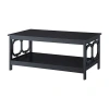 Asstd National Brand Omega Coffee Table In Black