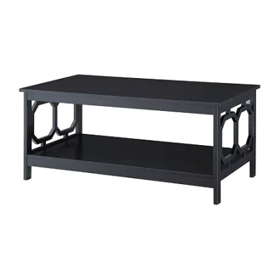 Asstd National Brand Omega Coffee Table In Black