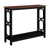 Asstd National Brand Omega Console Table In Black