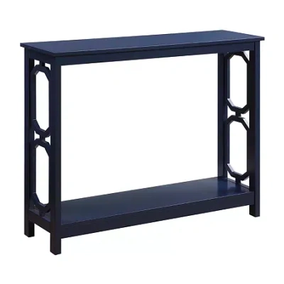 Asstd National Brand Omega Console Table In Blue