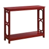 Asstd National Brand Omega Console Table In Red