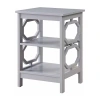 Asstd National Brand Omega End Table In Gray