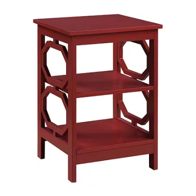 Asstd National Brand Omega End Table In Red