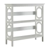 Asstd National Brand Omega Office + Library Collection 3-shelf Bookcase In White