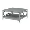 Asstd National Brand Omega Square Coffee Table In Gray