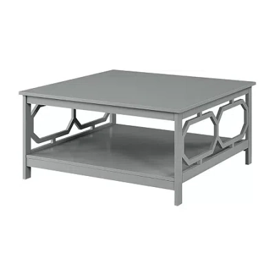 Asstd National Brand Omega Square Coffee Table In Gray