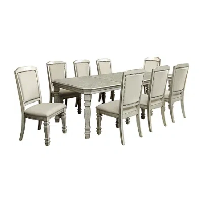 Asstd National Brand Orchard Dining Set 9-pc. Rectangular Dining Set In White